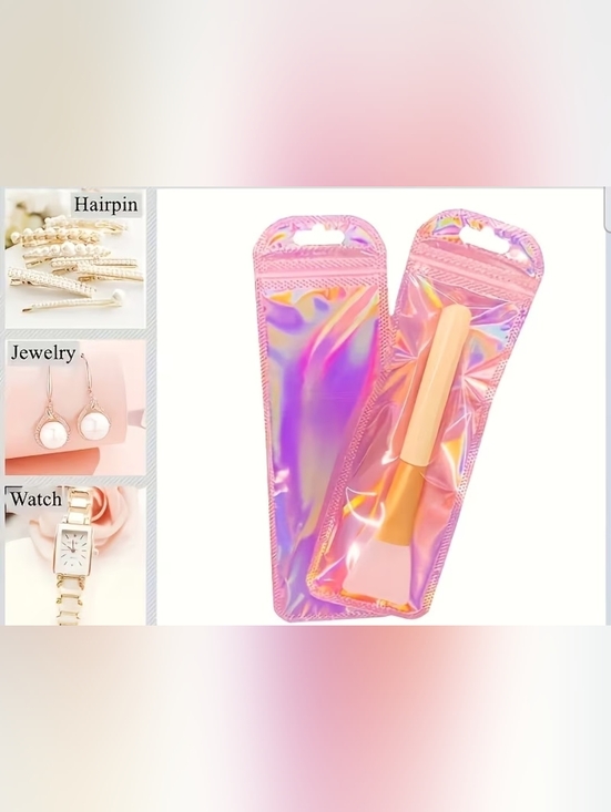 Other - Iridescent Pink Pouches Qty 20